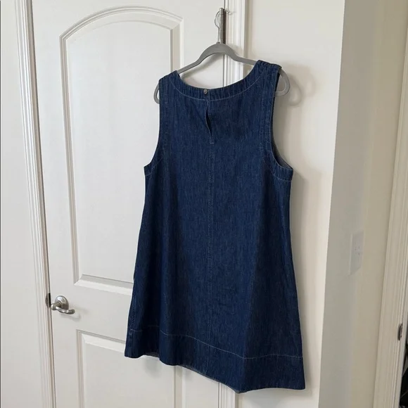 Dark Blue Denim dress - Picture 3 of 3